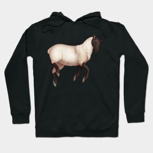 Cozy Sheep (Black and White) Hoodie